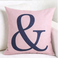 Top Quality Typography Symbols Creat Your Future Throw Custom Polyester Alphabet Simple Funny Quote Aqua Slogan Cushion Cover